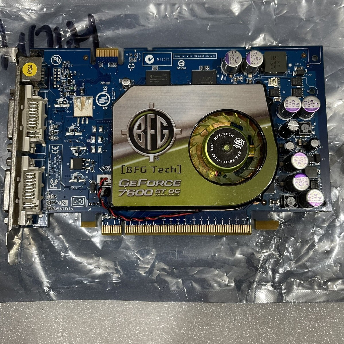 BFG NVIDIA GeForce 7600 GT VCG7600GXPB 256MB GDDR3 PCI Express