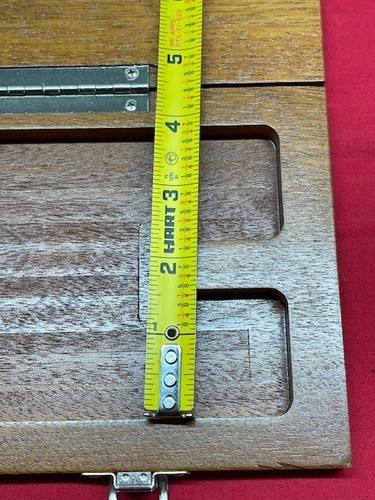 Brown & Sharpe Wood Case for Protractor (possibly) VINTAGE - Picture 10 of 10