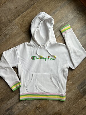 Champion X Susan Alexandra Hoodie White Reverse Weave Sweatshirt UO  Exclusive M