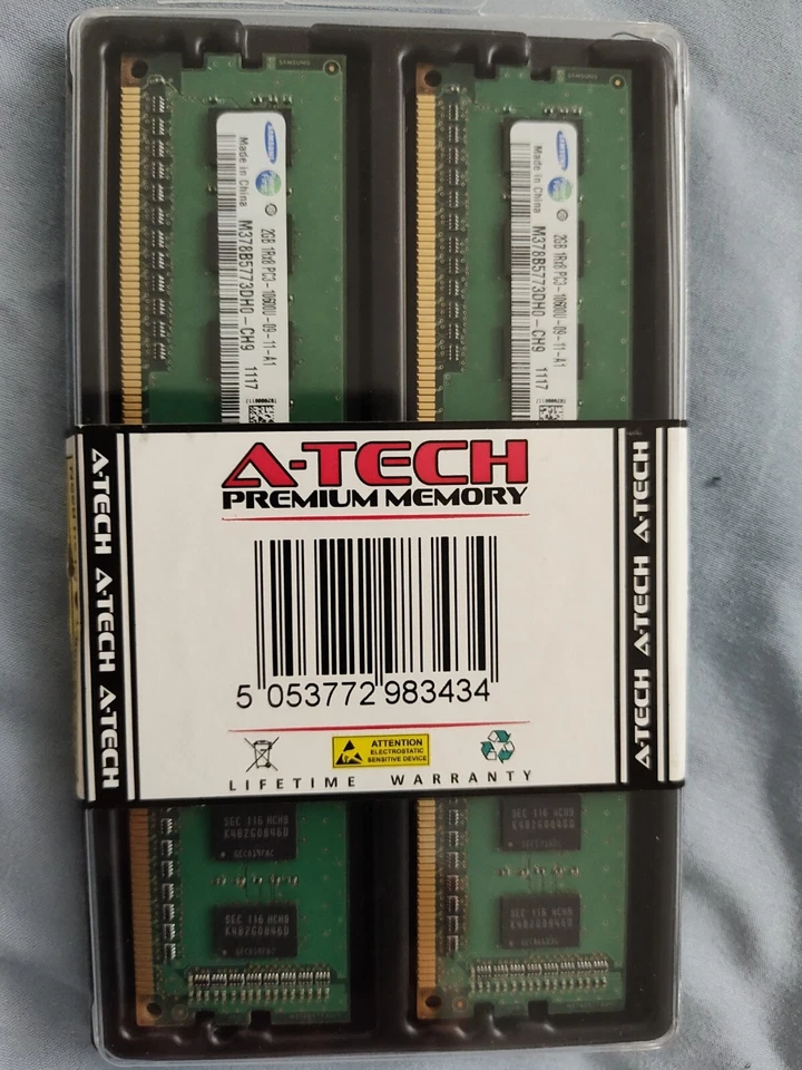 Portátil A-Tech 8 GB 2 x 4 GB PC3-8500 SODIMM DDR3 1066 MHz 204 pines memoria RAM 8G 4G Foto 4 de 4