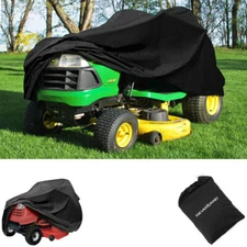 Riding Lawn Mower Cover Decks up 54“ Riding Lawn Tractor Cover Waterproof Black