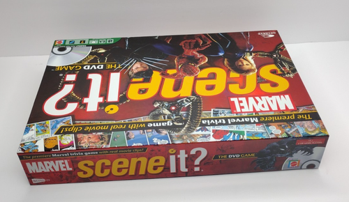 Marvel Scene-It DVD Board Game 2007 Premiere Marvel Trivia Complete - Picture 4 of 6