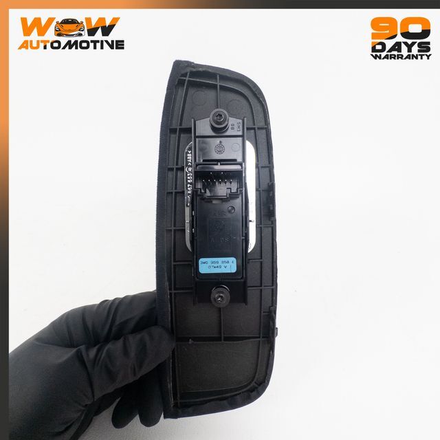 06-13 BENTLEY CONTINENTAL FLYING SPUR FRONT RIGHT WINDOW SWITCH TRIM BLACK OEM  