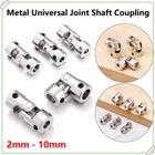 Metal Universal Joint Shaft Coupling Connector For RC Model DIY Car Boat 2-10mm