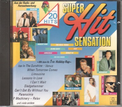 Super Hit Sensation  CD  Hubert Kah, P4F , Avenue ,Bruce & Bongo     1986