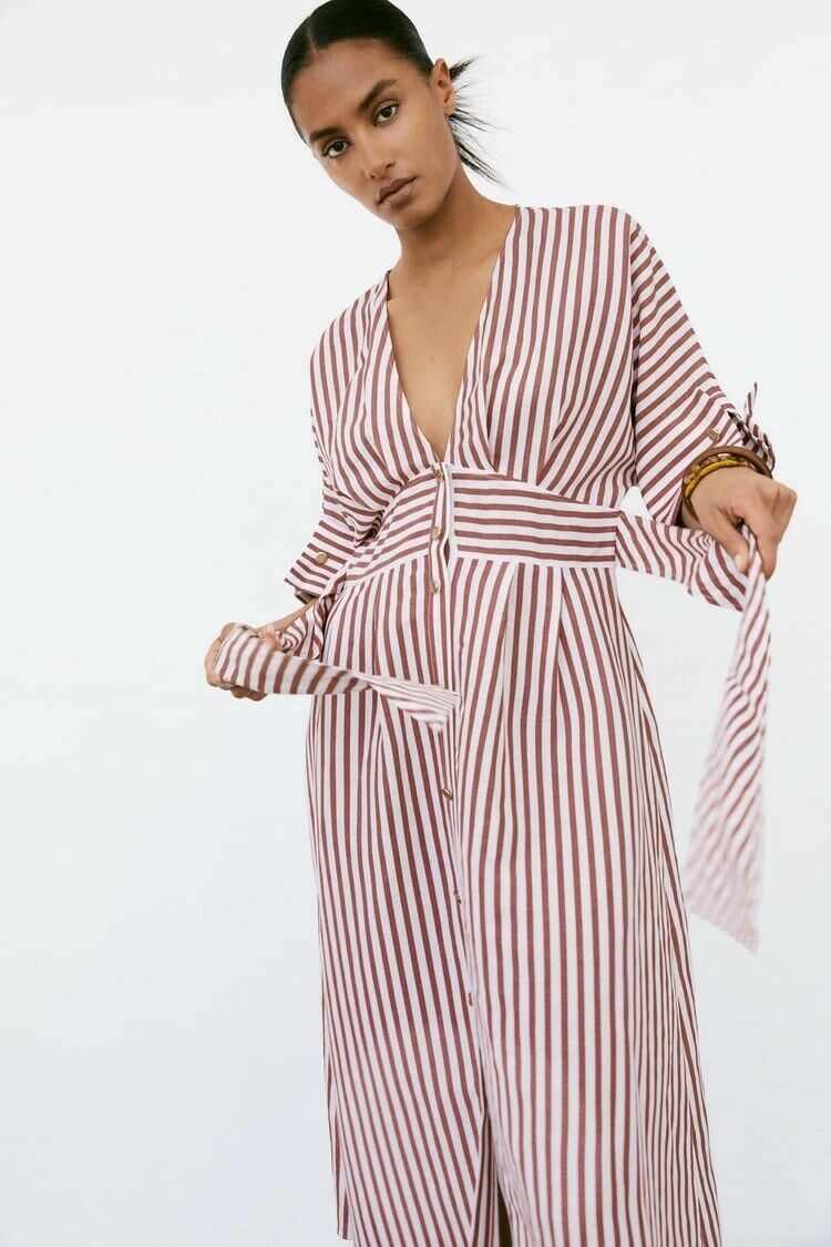 【Uhr/ウーア】Crazy Stripe Dress サイズ36 Uhr/ウーア】Crazy Stripe Dress サイズ36 - メルカリ