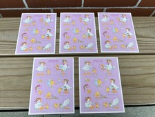 Hallmark Scratch N Sniff Stickers Silly Goose Scent 80s Vintage 5 Sheets 1984