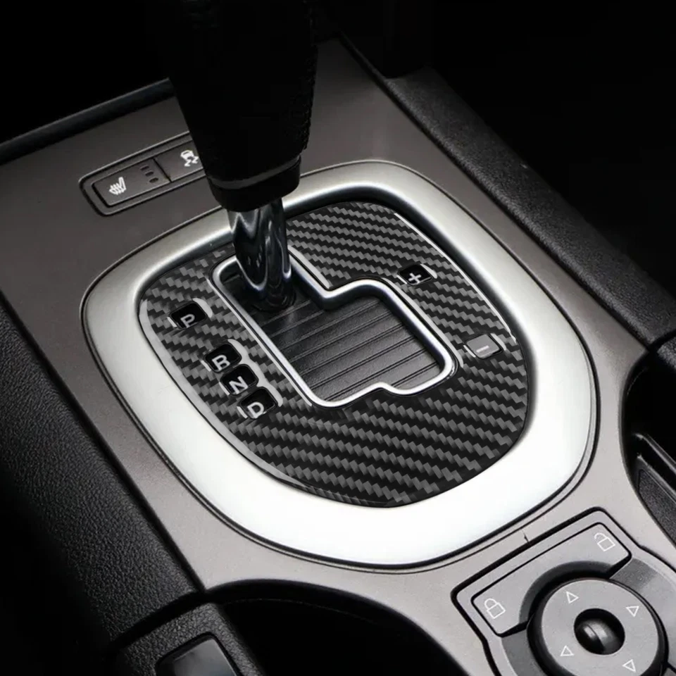 Capa painel de câmbio console central fibra de carbono real para Pontiac G8 2008-2009 - Imagem 3 de 4
