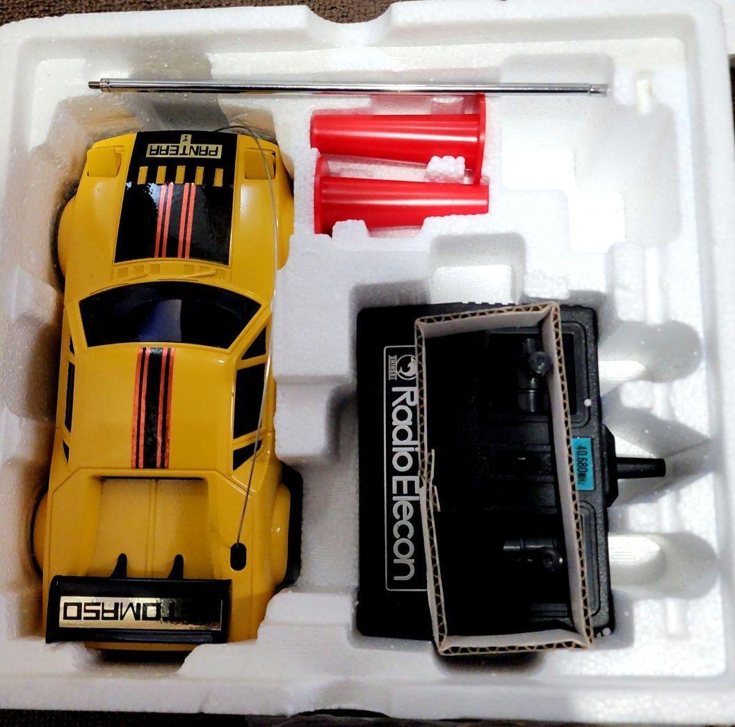 Voiture Radiocommandée Shinsei Pantera De Tomaso Jaune - Rare - Occasion