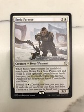 Stoic Farmer MTG Magic the Gathering Card LP Lightly Played KHC