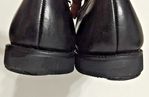 Allen Edmonds Yale Dress Shoes Plain Toe Blucher USA Black Leather Mens Size 13B - Picture 10 of 12