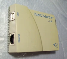 VINTAGE Ethernet (CAT5 10/100Mbps LAN) to USB Adapter, Cables & Drivers Included