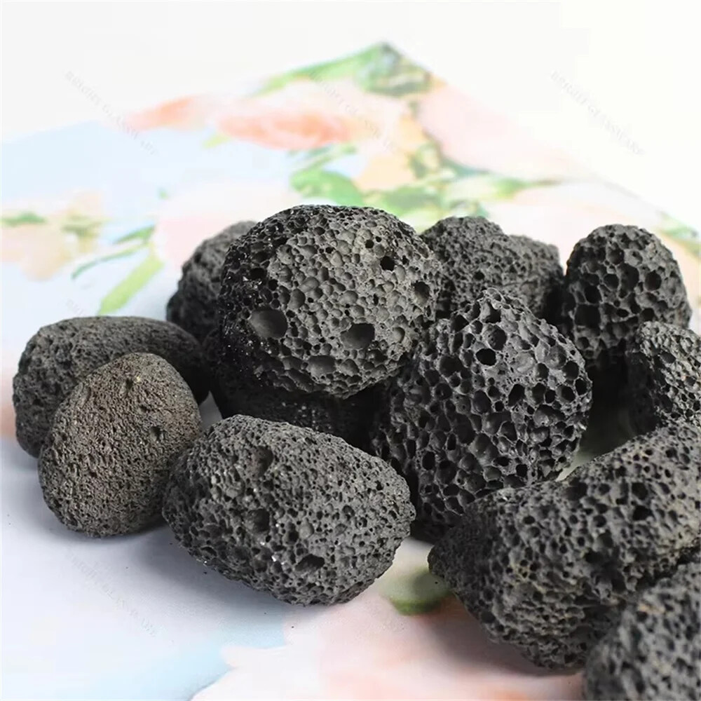 Natural Porous Black Volcanic Stone Lava Rock raw For aquarium decoration