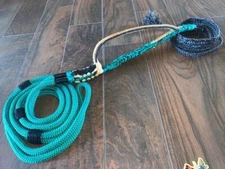 Kelly Green & Black  Pro 9/7 LH- 3/4 x 3/4' EPT Bull Rope -Rodeo Rider 16'