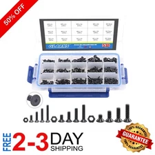 Durable Alloy Steel Socket Cap Screws Assortment - 10.9 Grade Black Oxide Finish