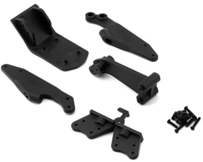 RPM Heavy Duty Flügelhalter System V2 Schwarz Für ARRMA 6S RPM-81592