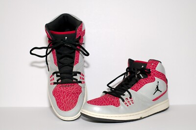 Air Jordan 1 Flight 23 Sneakers Jordan Flight 23 Wolf Grey Pure Platinum Black Mens Athletic  main image 2