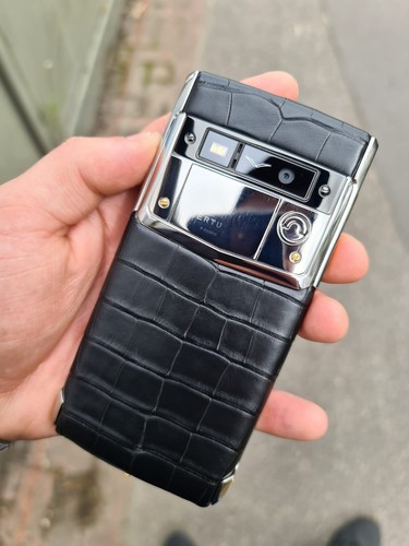 Vertu Signature Touch 24k GOLD EDITION, Alligatorleder, UNIKAT, Full Pack - Bild 15 von 24