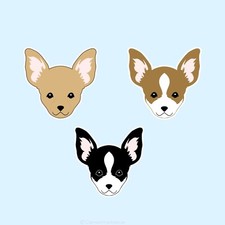 Chihuahua Dog Sticker Pet Dog Mom Puppy Love Car Window Laptop Water Bottle