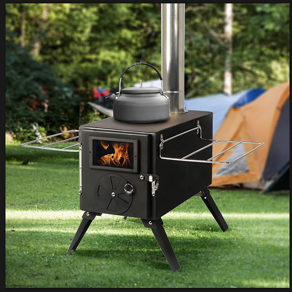 OKL Tent Camping Stove, Outdoor Portable Storage Wood Stove, Heating Burner  Stov | eBay