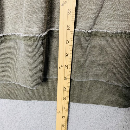 Lucky Brand Sweater Womens Medium Green Cowl Neck Pullover Tunic Top Cuff Sleeve - Picture 10 of 10