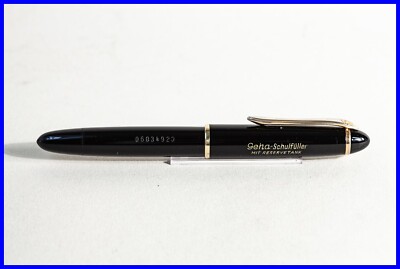 1950s J. GEHA Fountain Pen with Reserve Tank Piston Filler EFK Steel Nib