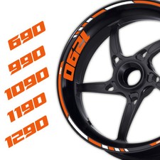 FELGENRANDAUFKLEBER passend für KTM 690 790 990 1090 1190 1290 Felgenaufkleber