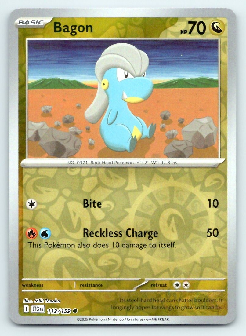 Pokemon Bagon EX Trainer Kit Latias 1/10 NM