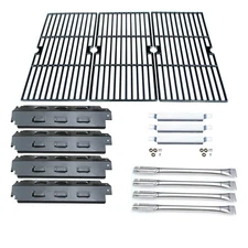 Direct store Parts Kit DG158 Grill Burner & Carryover tubes & Heat Plate & Ca...