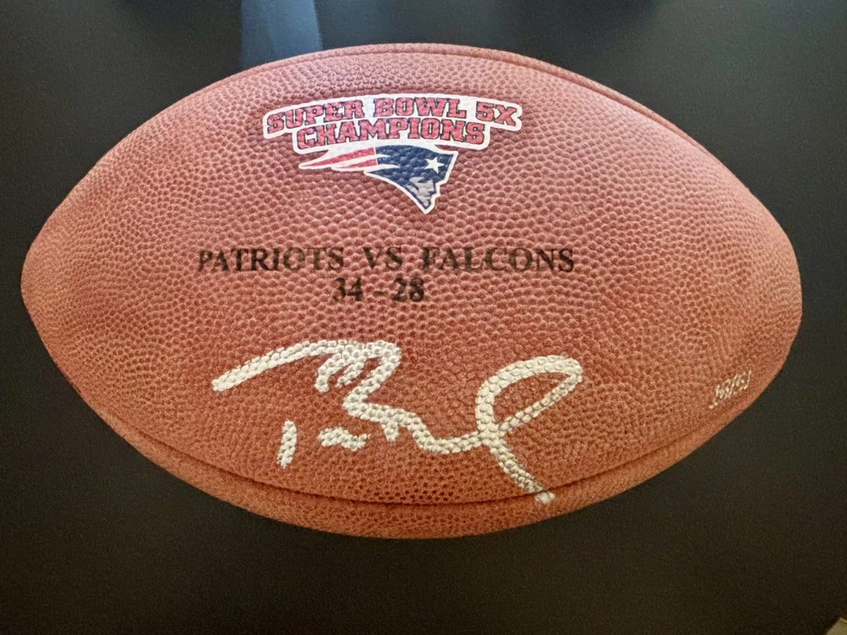Tom Brady New England Patriots NFL Original Autographed Football