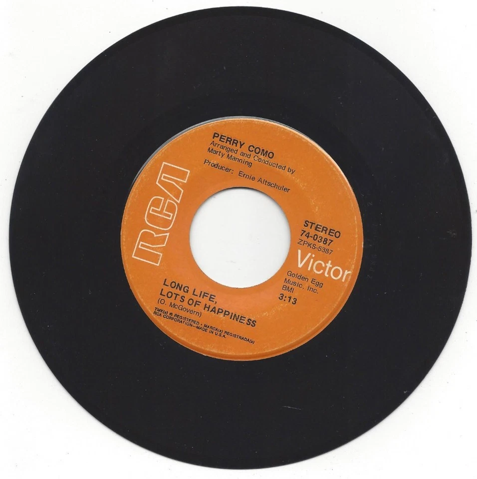 PERRY COMO, "IT'S IMPOSSIBLE" - Image 3 of 3