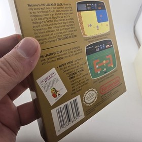 The Legend of Zelda - Case Only - Nintendo Nes - Original Art (No Game)