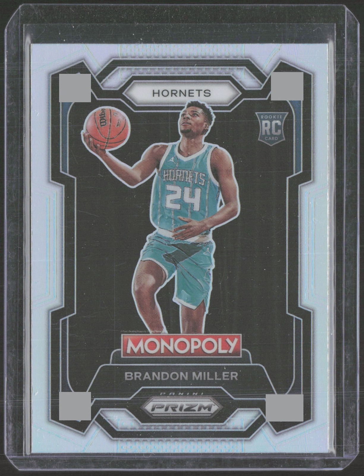 Brandon Miller #15 Silver 2023-24 Panini Prizm Monopoly *HOT*
