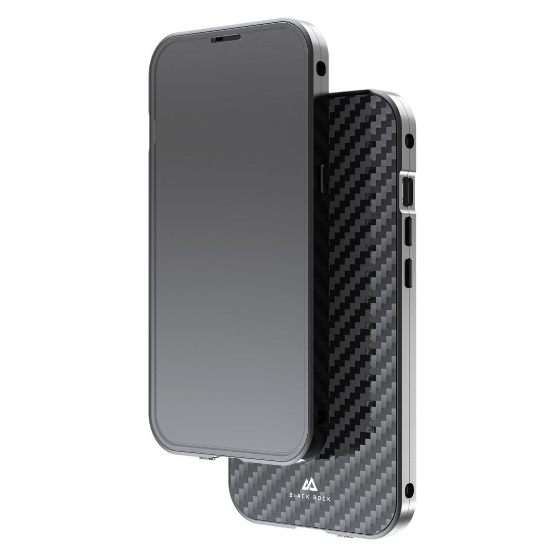 Coque iPhone 14 Pro carbone avec protection écran intégrée