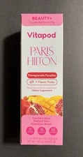 Paris Hilton Vitapod Hydration Pomegranate Paradise Drink Mix 7 Pods