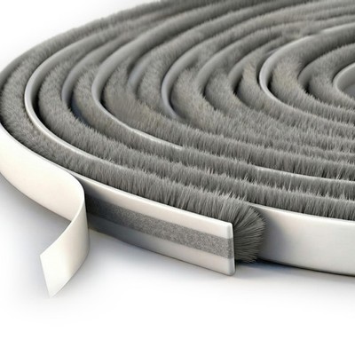 Weather Stripping Door Seal Window Seal - 20FT Brush Window Insulation Door W...