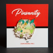 Premium Leafeon Pin - Fast Shipping from USA - Brooch - Pokemon