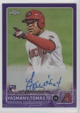 2015 Topps Chrome Rookie Purple Refractor 148/250 Yasmany Tomas #AR-YT Auto 2a9