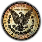 1880-S $1 Morgan Silver Dollar - PL - PQ Rainbow Toning - UNC - SKU-D7743