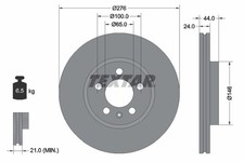 2X 92313703 TEXTAR Bremsscheibe für AUDI,SEAT,SKODA,VW