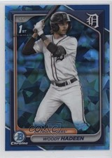 2024 Bowman Chrome Draft Sapphire Edition Woody Hadeen #BDC-17 1e0w