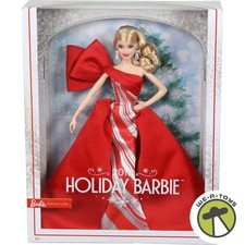 Barbie Signature 2019 Holiday Barbie Doll Blonde Mattel FXF01