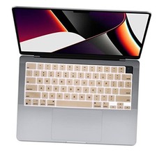 Compatible with MacBook Keyboard Cover Skin Mac Pro 14 16  Mac Air Gold