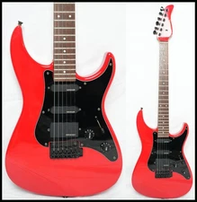 FERNANDES SFR-50 REVOLVER RED Short Scale, Made in Japan, 90s, Good Condition