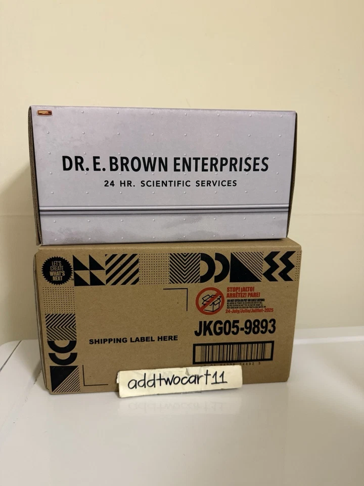 NEW Mattel Creations Hot Wheels Back to the Future 40th Anniversary - FREE SHIP - Image 2 of 3