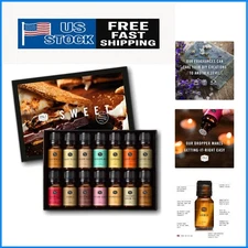 Luxurious Sweet Essential Oils - 14x10ml Set for Candle, Soap, & Perfume Making