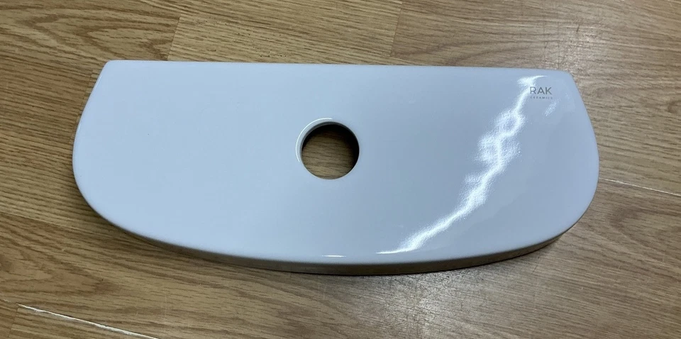 Toilet Cistern Lid = RAK Ceramics TQ-10L, Size 374 x 151mm. White,  N-420 - Image 4 of 4