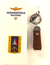 Air Force Men's AM160 Brown Leather and Metal Keychain