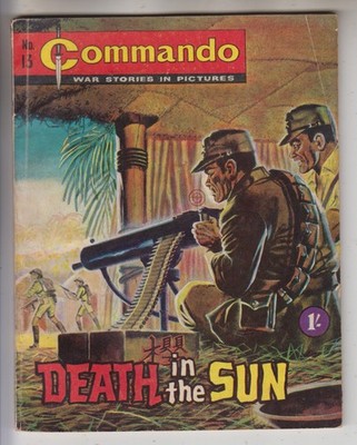 COMMANDO COMIC # 13  VG/FN 5.0  ''DEATH IN THE SUN''  1961
