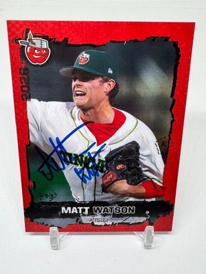 2026 Choice Ft. Wayne Tincaps Padres Matt Watson SIGNED MILB Baseball